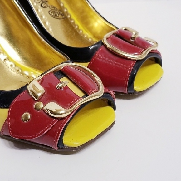 Naughty Monkey | Women's Multi-Color Studded Heels or Pumps (Size 6) - Picture 4 of 9